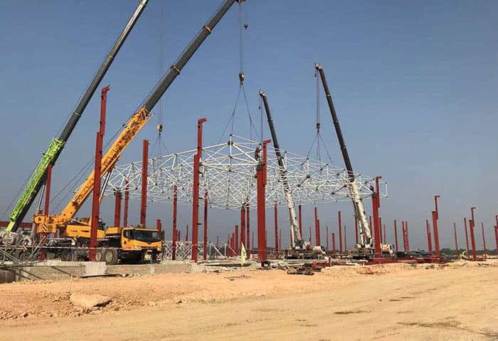 内蒙古网架罩棚加工